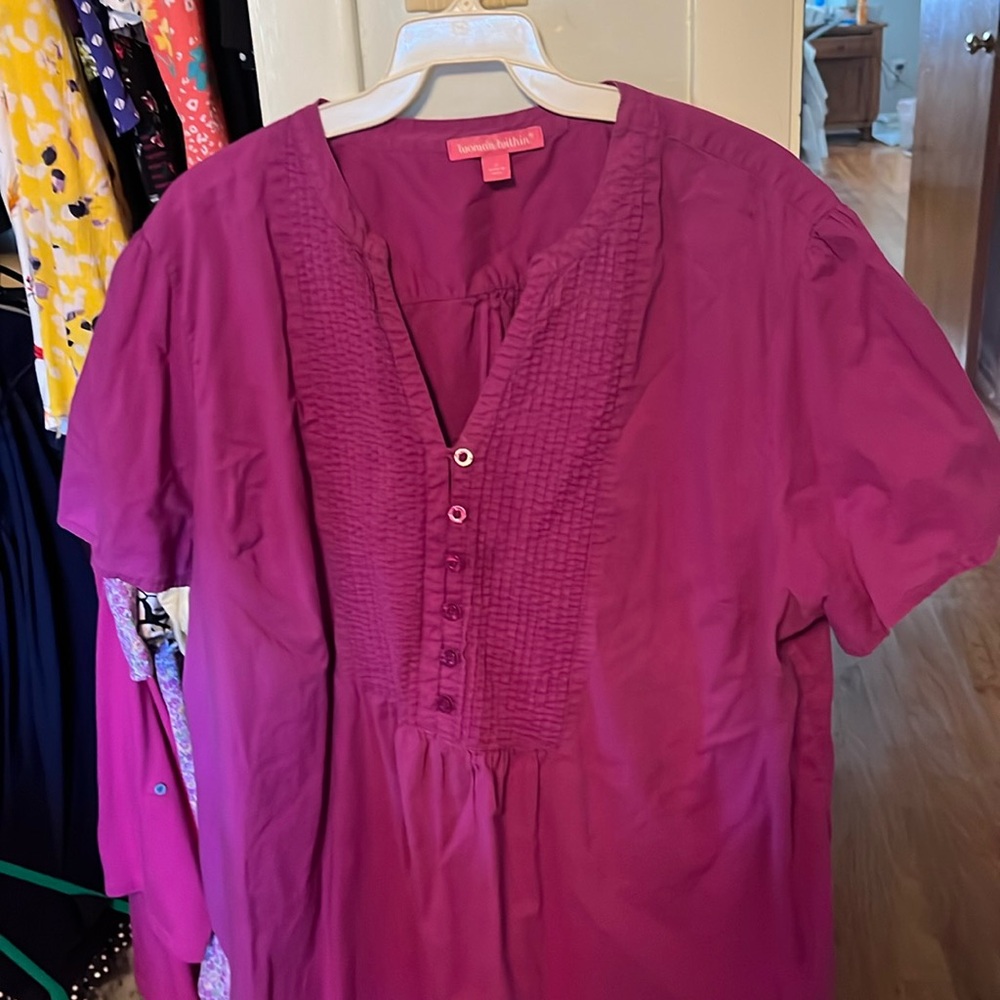 Pintuck tunic